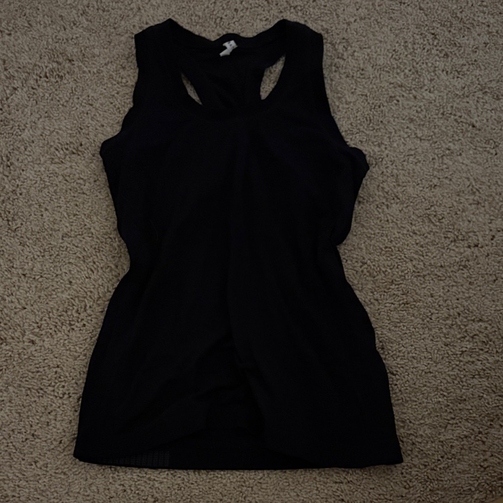 Athleta Black Racerback Tank Top